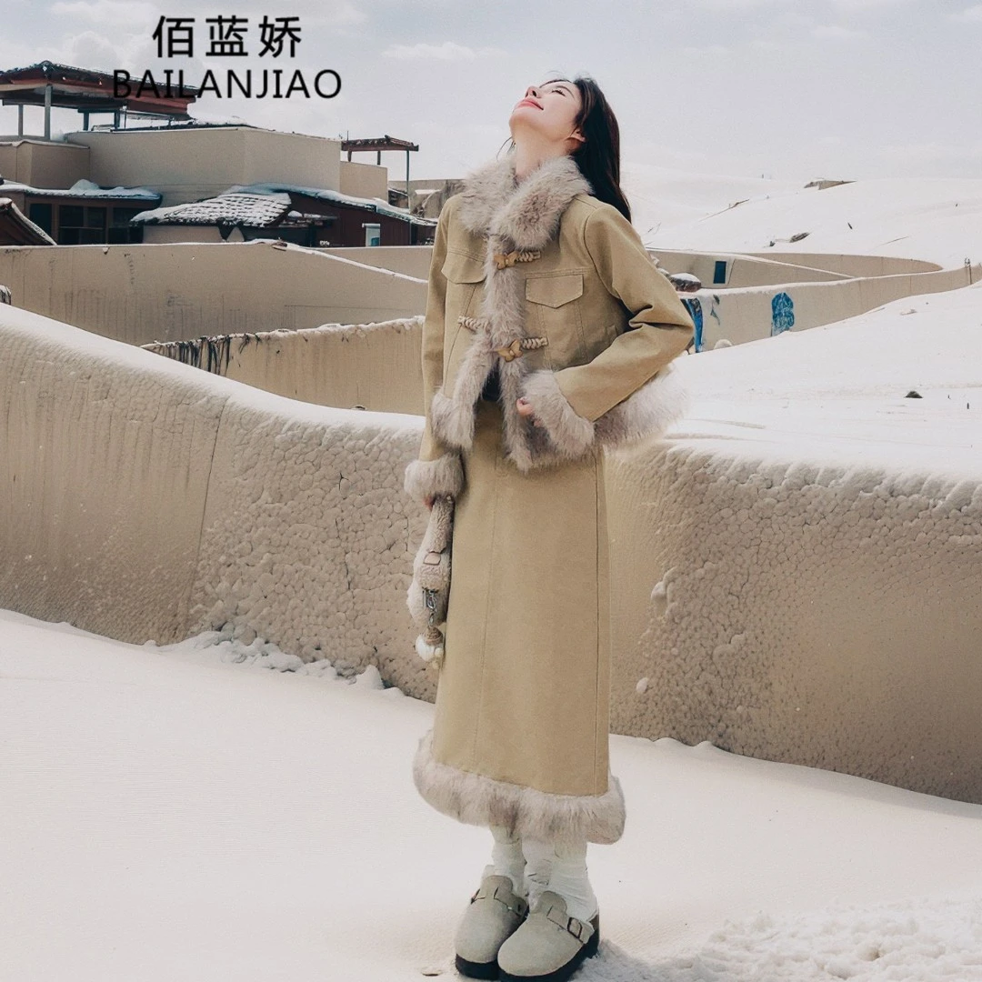 小香风夹棉套装裙女2025冬季新款时尚气质高端中长款半身裙两件套