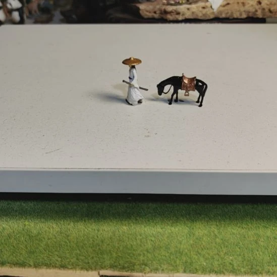 望***路黄铜盆景假山摆件造景摆件