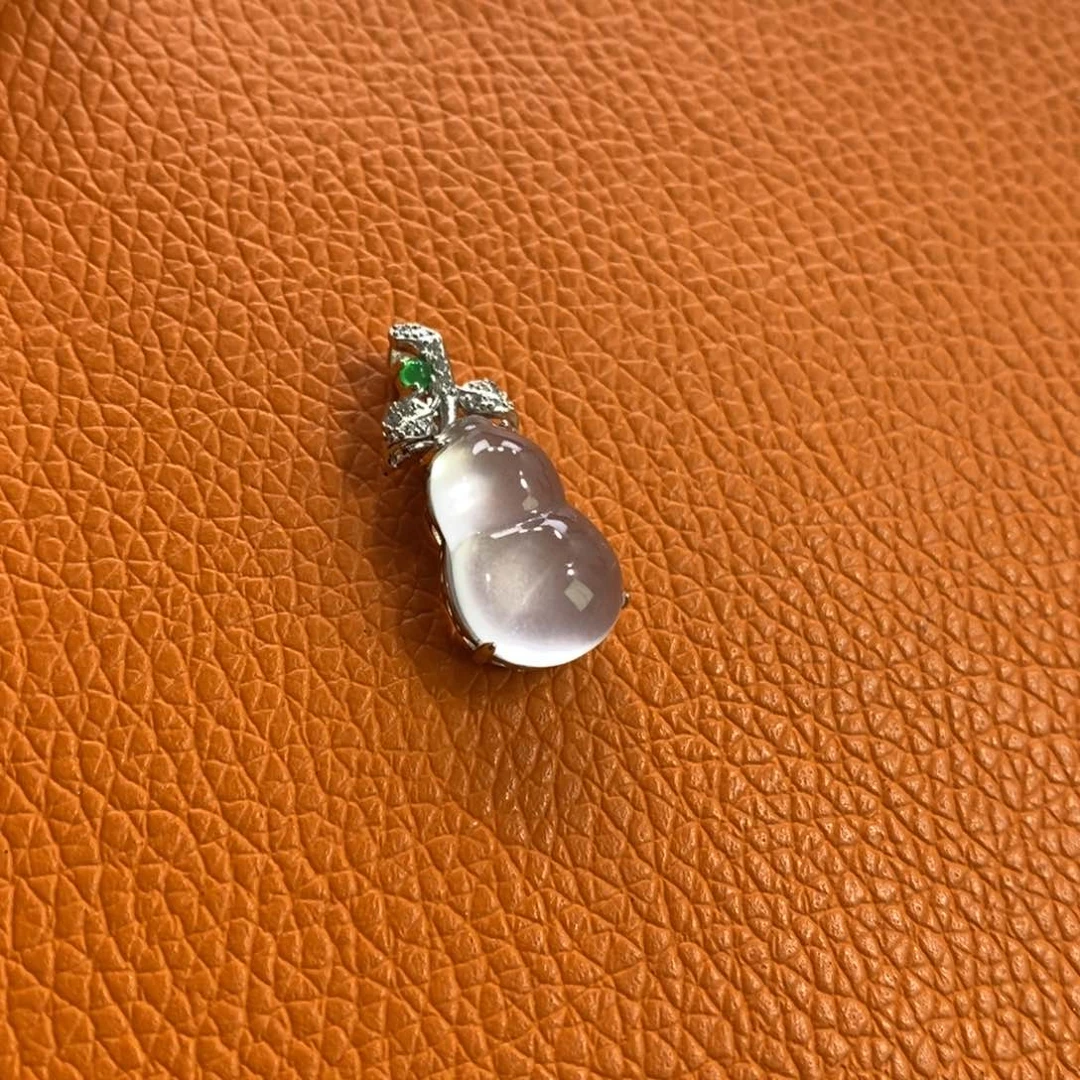 石英质玉戒指银S925镶嵌