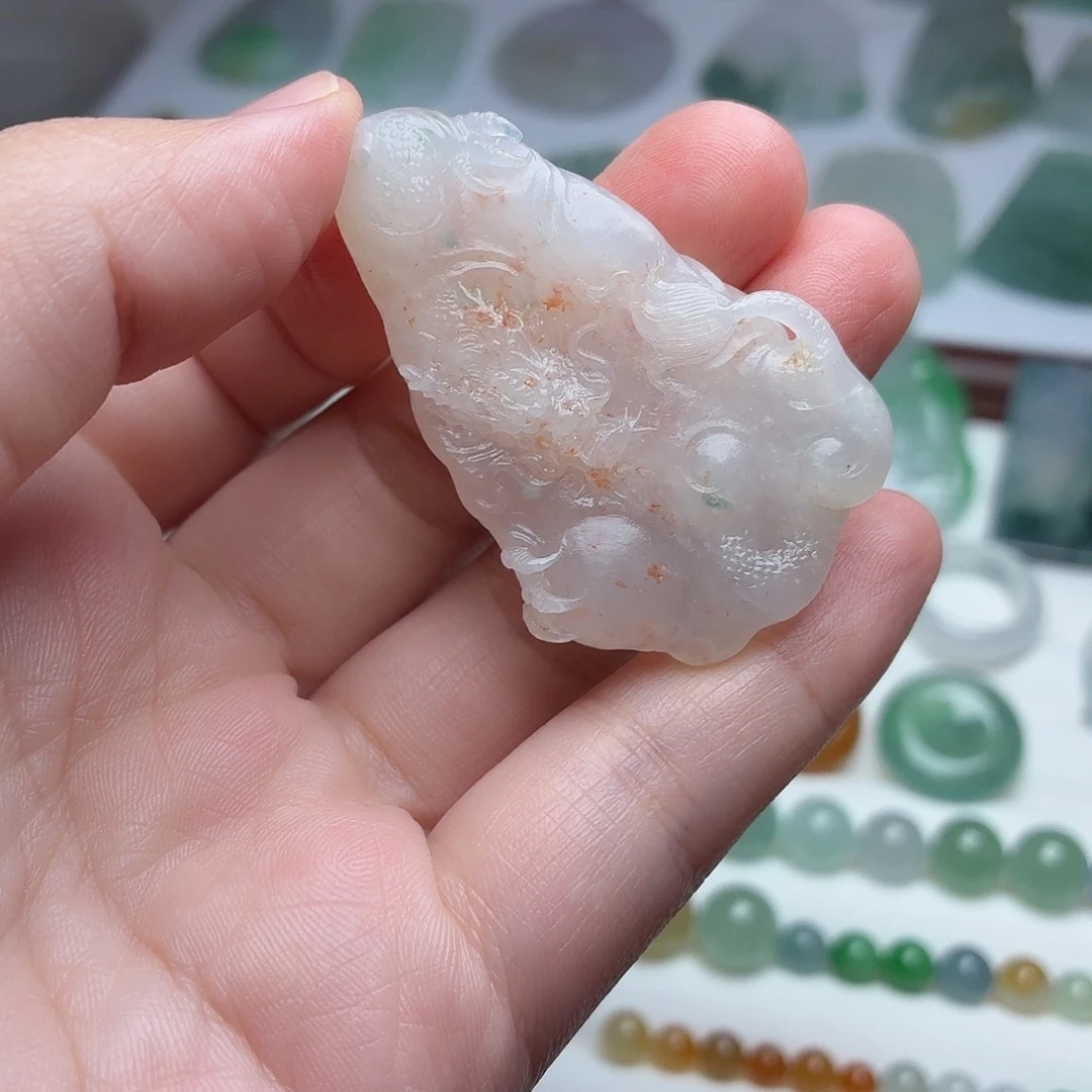 翡翠未镶嵌颈饰缅甸天然A货翡翠