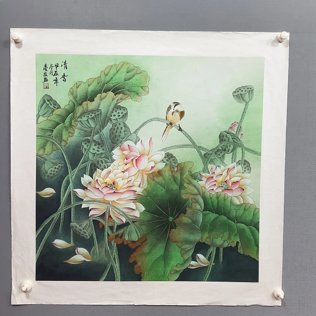 富***来国画庆友老师国画作品