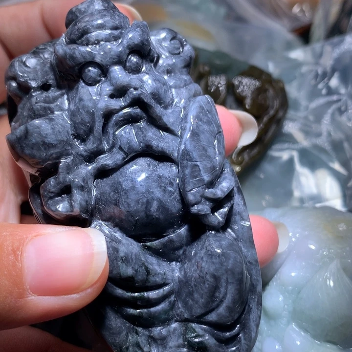翡翠未镶嵌颈饰保真天然A货翡翠