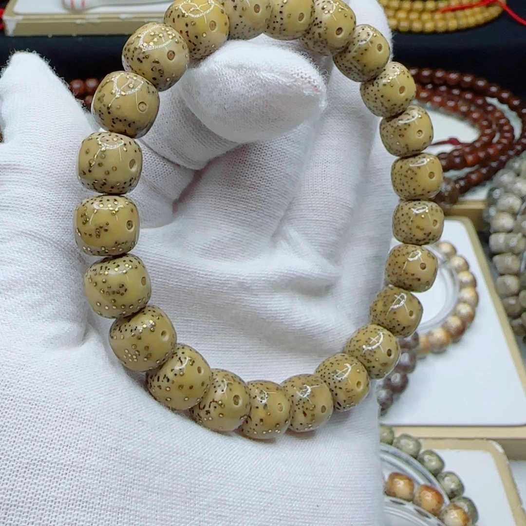 手串星月菩提通体贯穿10.5×9.5含金860颗