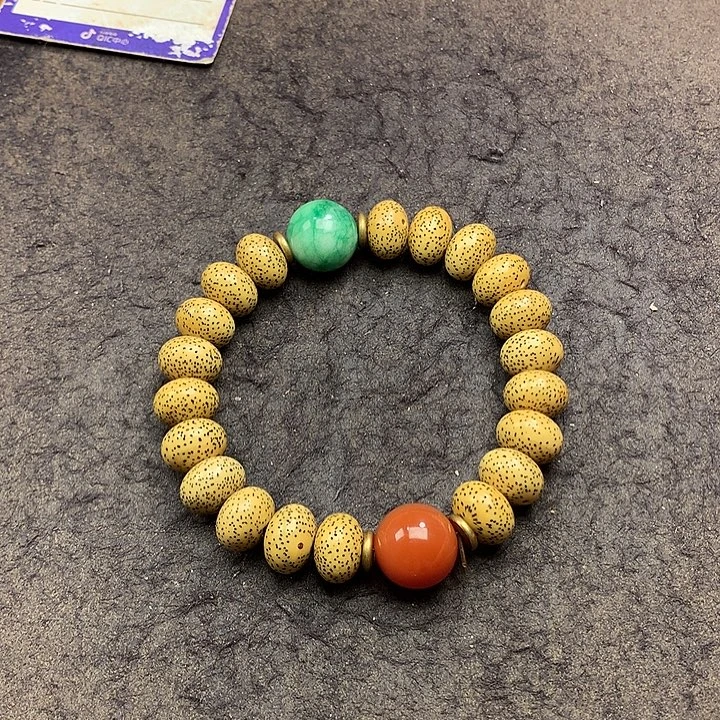 星月菩提吊坠手串