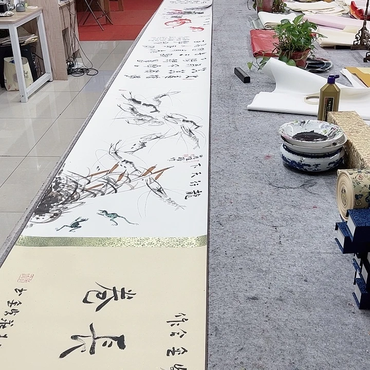 书法崔晓梅庄步金合作