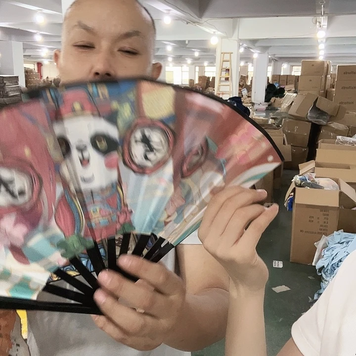 织物多色多款扇子发1