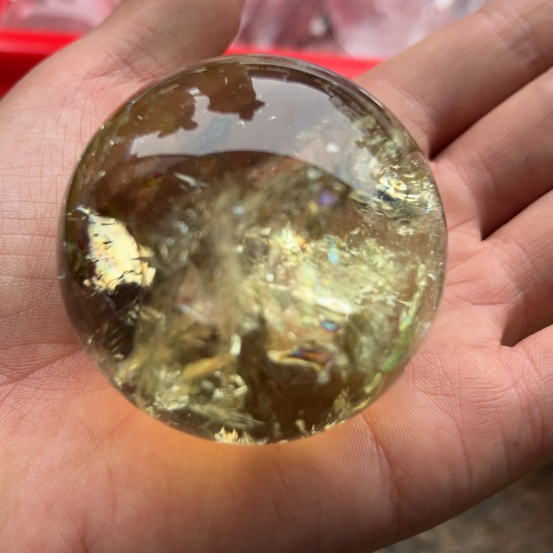 铭***森黄晶摆件未镶嵌未镶嵌天然黄水晶摆件