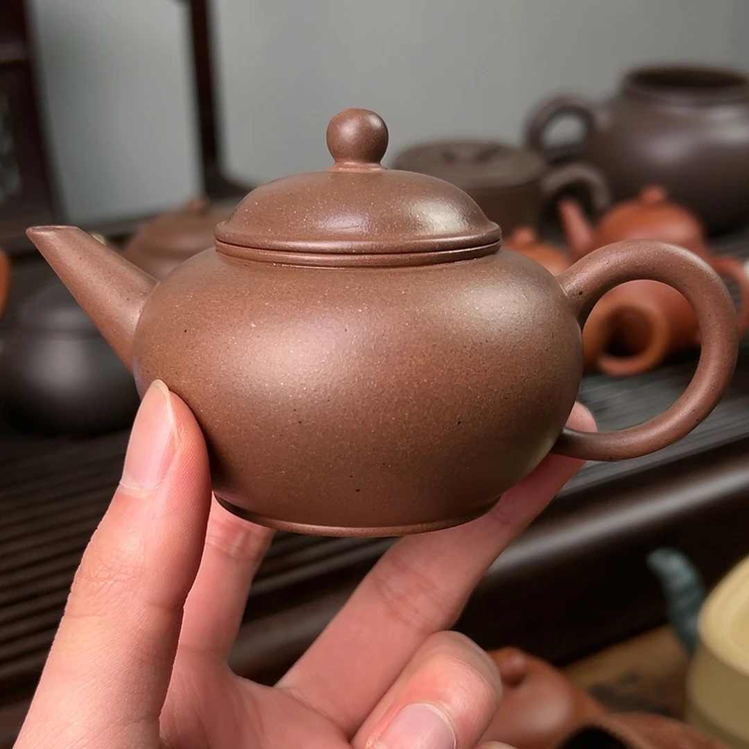 【闪购商品】紫砂茶壶恋***臀销日紫泥独孔