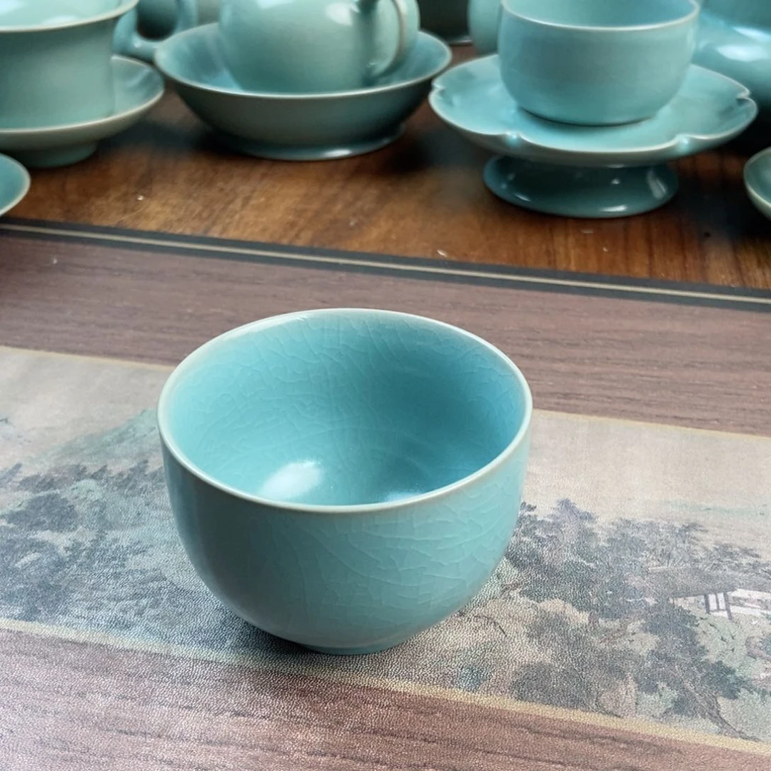 摆件原产地原矿汝瓷～茶器