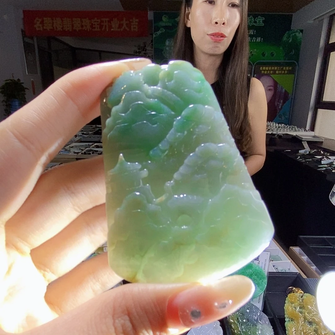 颈饰未镶嵌翡翠翡翠