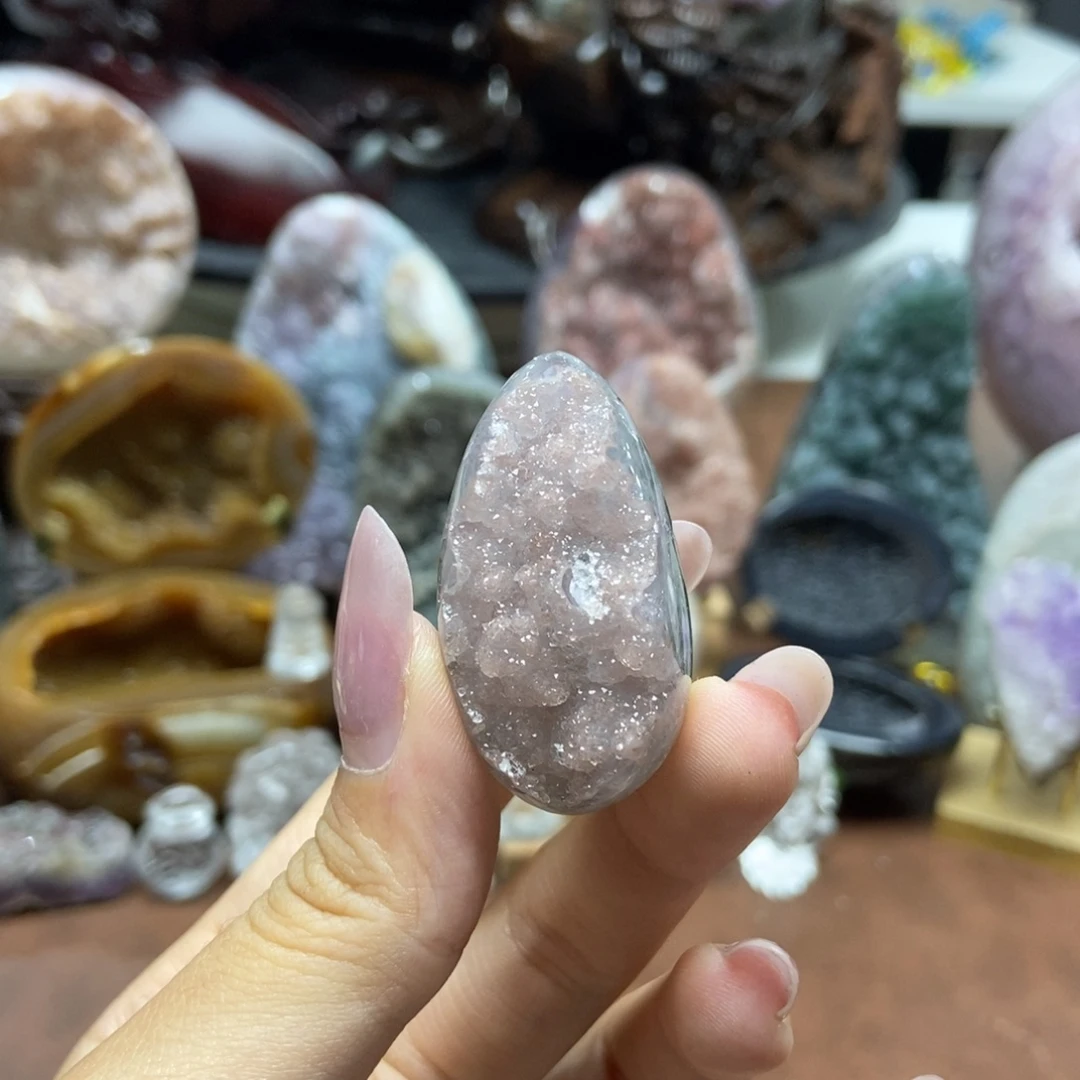 未镶嵌紫晶摆件水晶