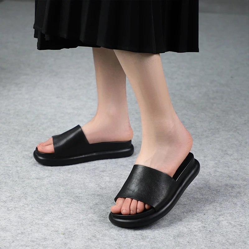 透气纯色夏季一字拖女士拖鞋凉拖鞋时尚舒适23XK78-10休闲防滑