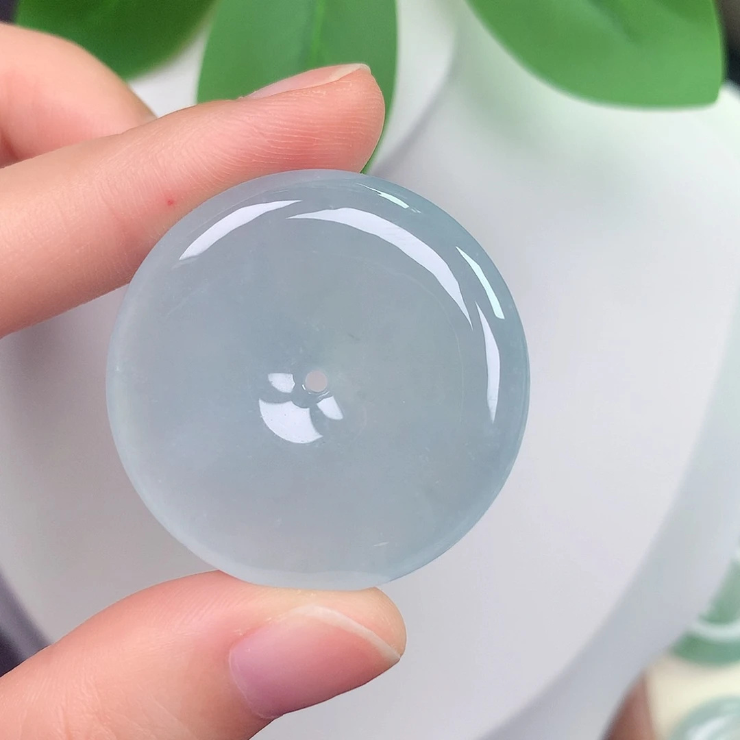 颈饰未镶嵌翡翠平安扣 34-6.0mm