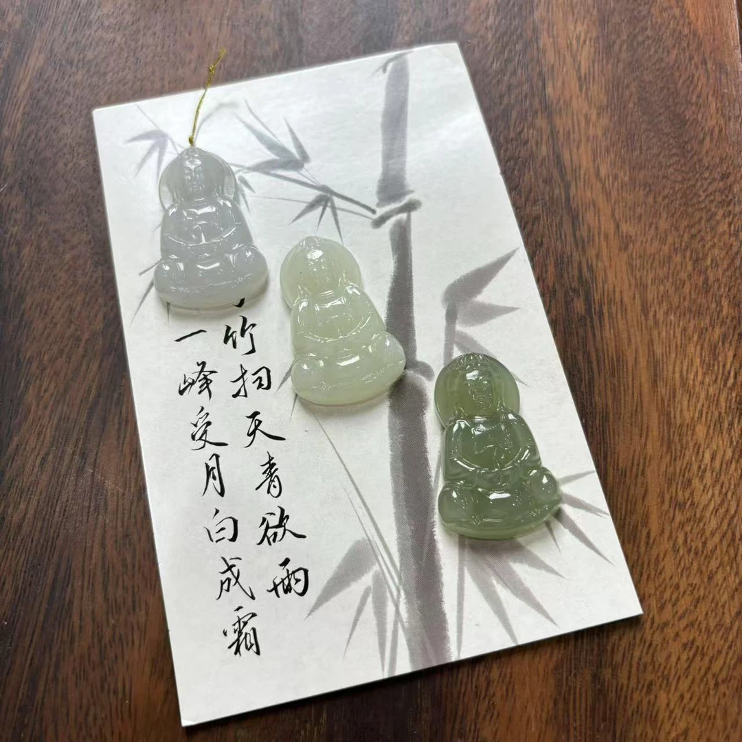 【仔仔臻选】和田玉观音（多样性发货拍一发一）