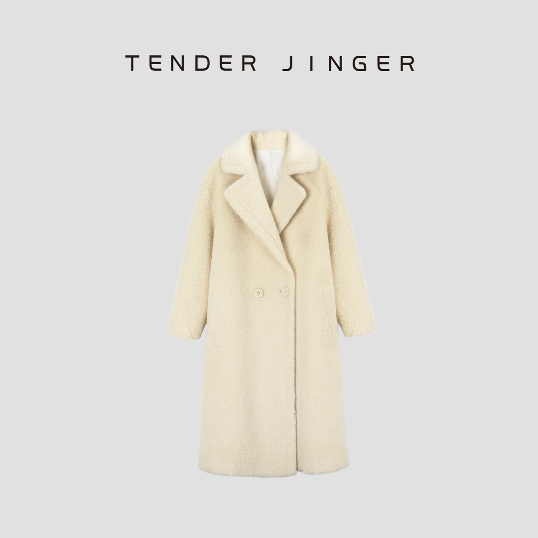 Tender Jinger【X有吾WU·D武学凯】气质绵羊毛大衣T54MDD30863