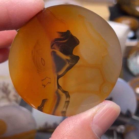 玛瑙/玉髓吊坠(不含链)未镶嵌