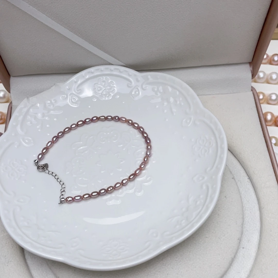 淡水珍珠手绳银S925镶嵌