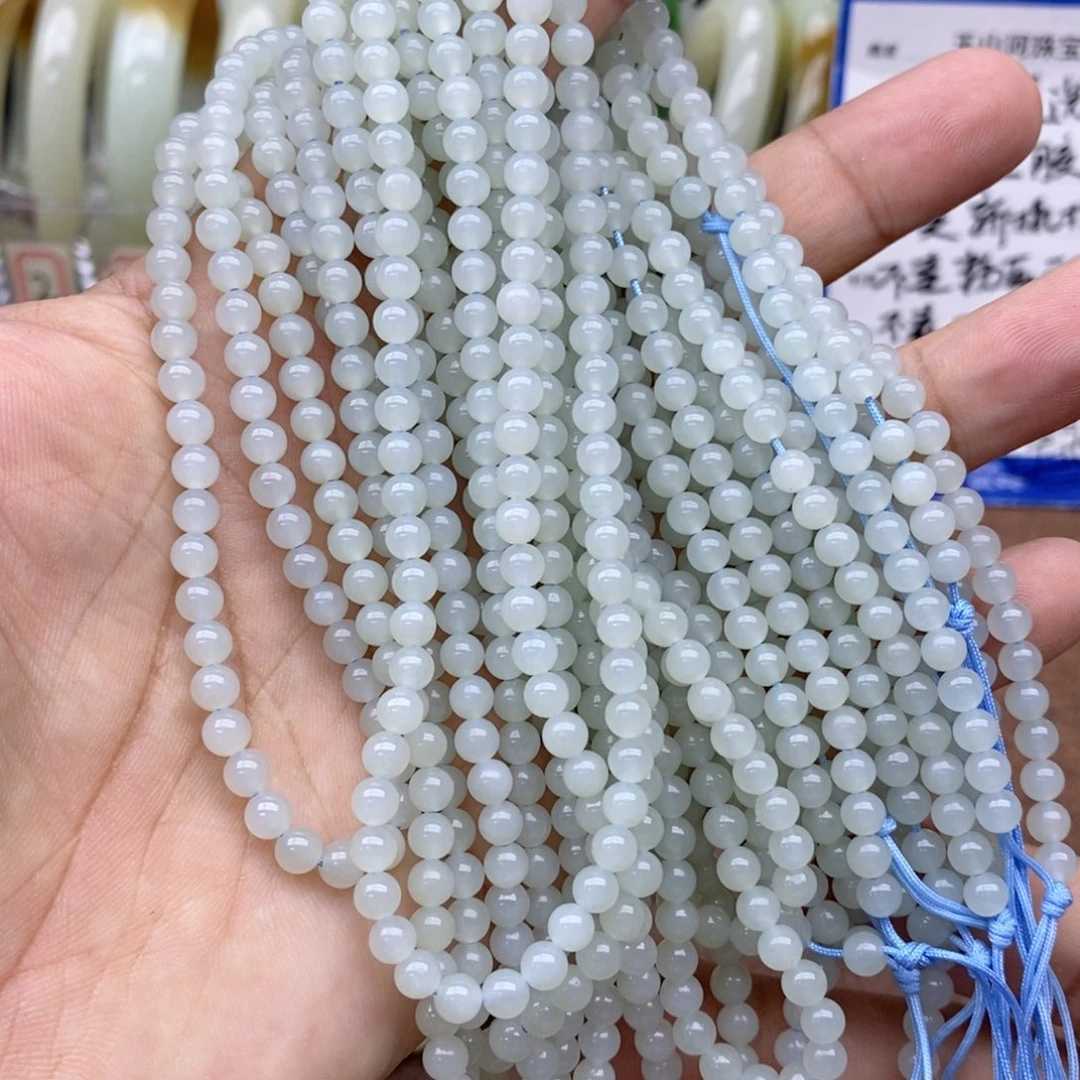 和田玉未镶嵌项链卡4.5