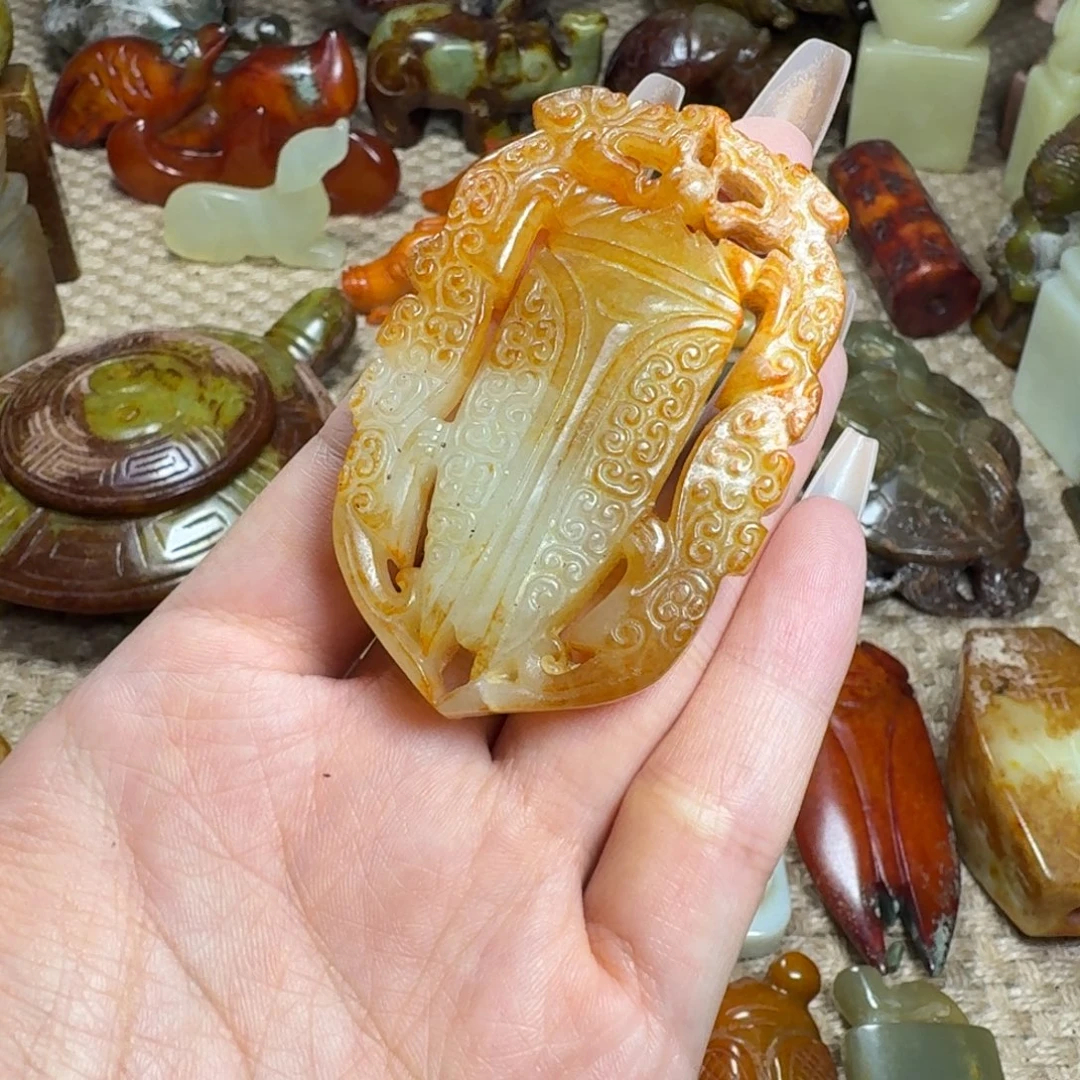 白玉菩提吊坠挂件