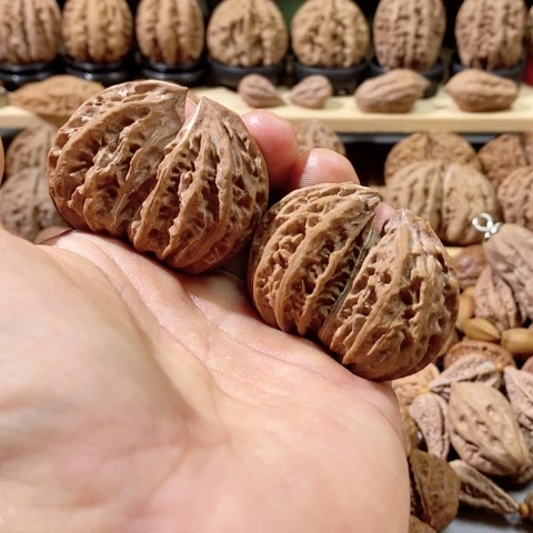 文玩核桃把件D*双棒连体 非精尺