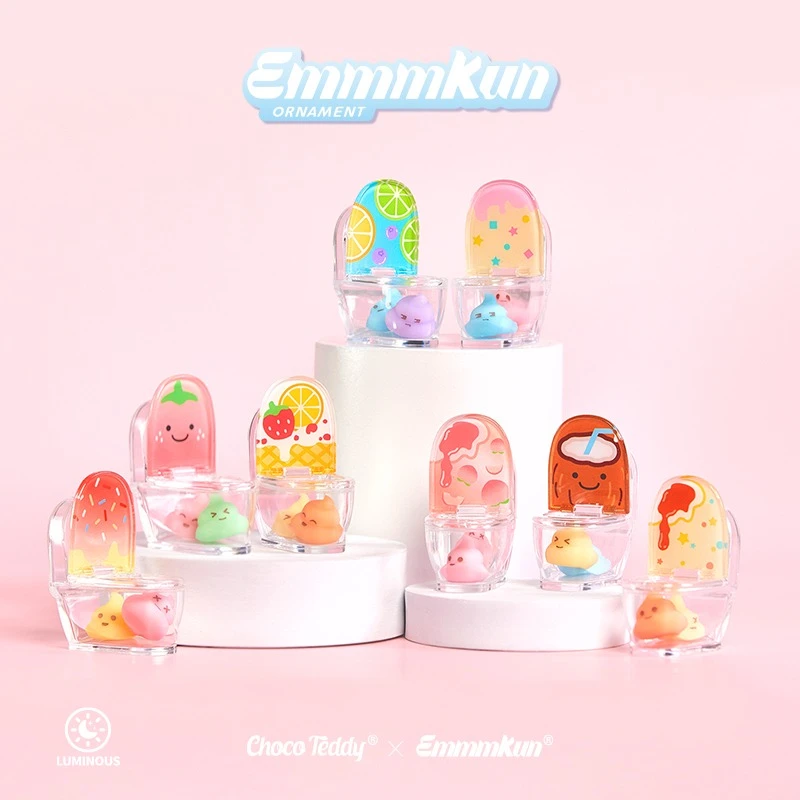 【开盒不退不H】Emmmkun元气果啵系列迷你马桶盲盒粑粑摆件潮玩手办