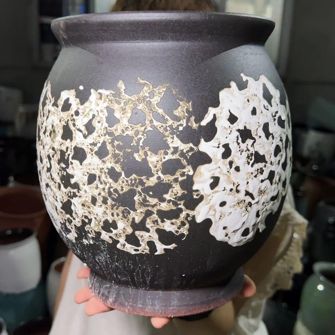 花盆紫砂高24口19