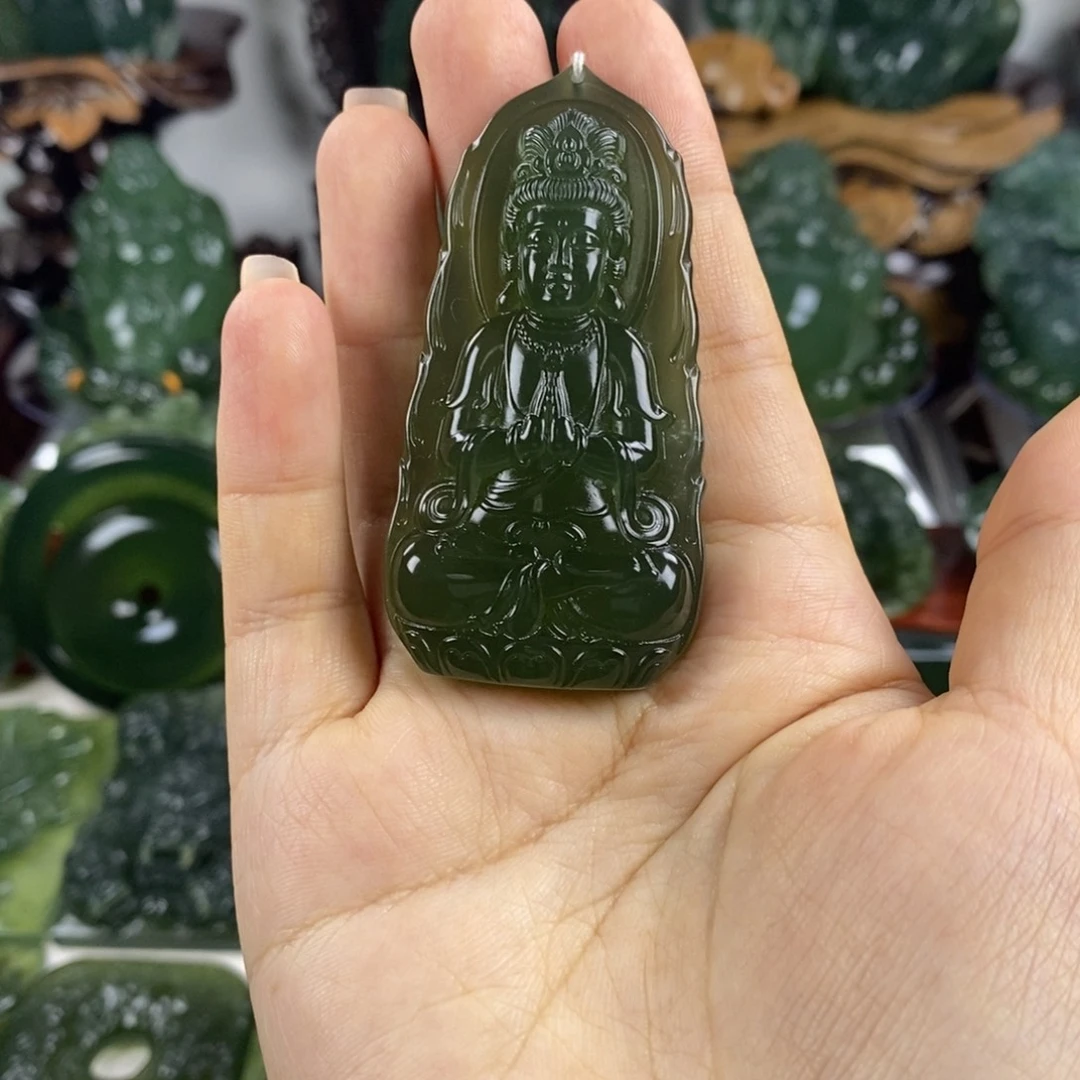 刘***福岫玉未镶嵌挂件挂件