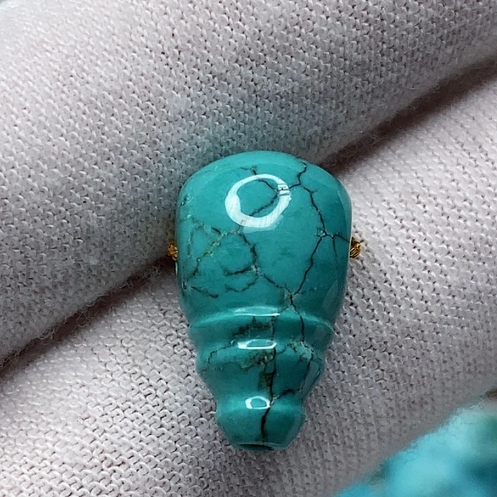 绿松石未镶嵌天然原矿 地大质检