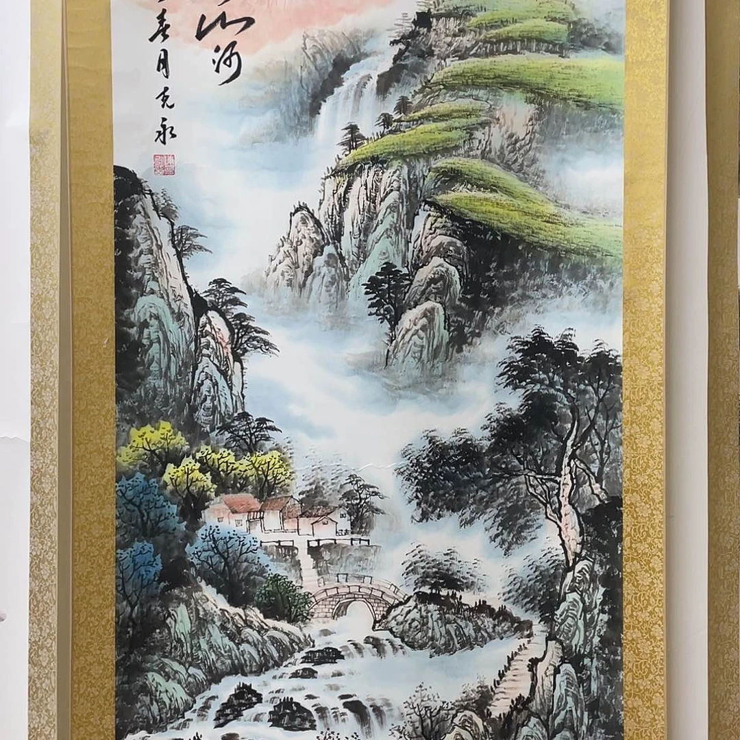 国画老师手笔手绘作品y