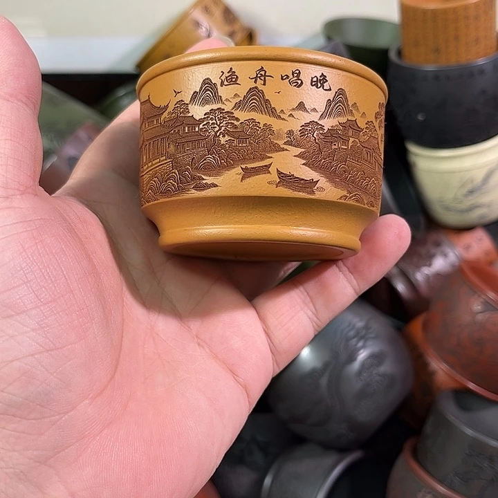 茶杯紫砂全手工紫砂主人杯