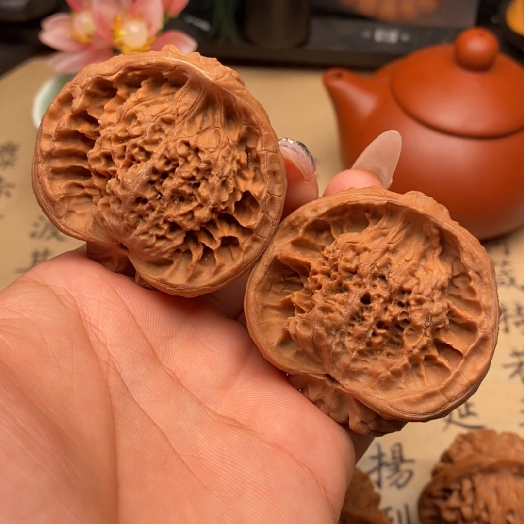 吊坠文玩核桃45全品蛇头