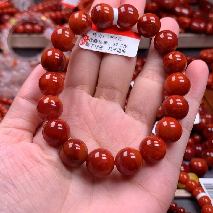 未镶嵌手串南红玛瑙