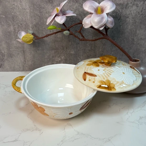 秋月季系列10英村双耳汤锅1500ml