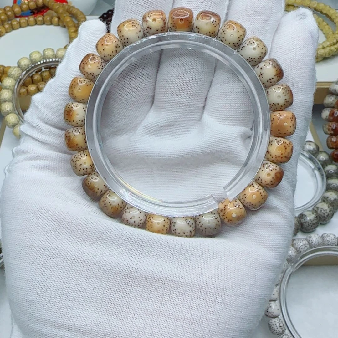 手串星月菩提火烧云9×8一朵果c3