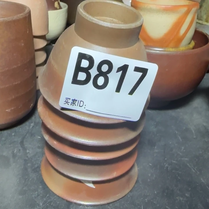 备前烧作品备前烧作品有一个杯子有磕