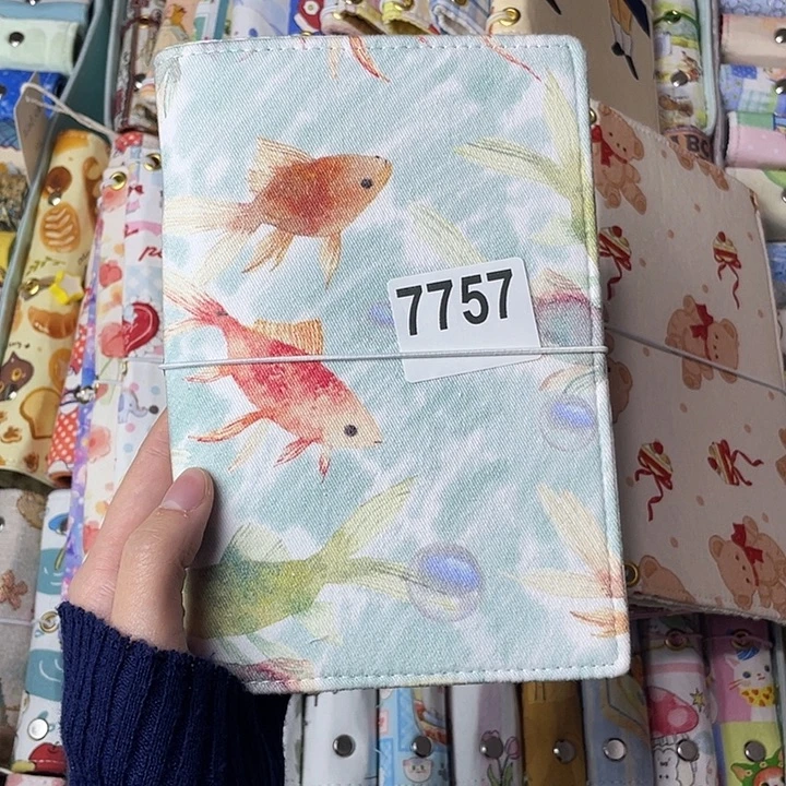 织绣A6活页不带纸7757