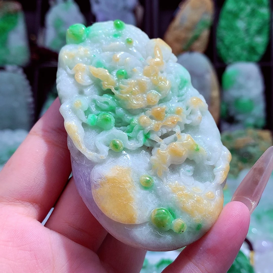 颈饰未镶嵌翡翠挂件