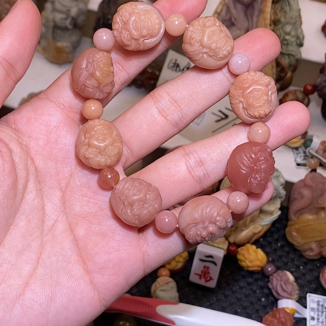 石英质玉（阿拉善玉）未镶嵌手链