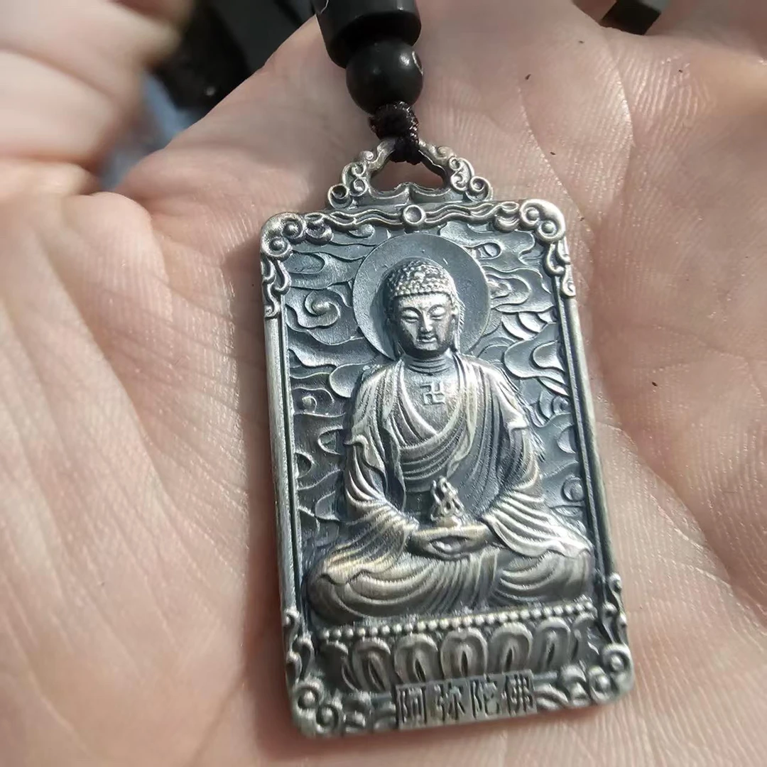 吊坠足银布 （云）0602阿弥吊牌（属狗）