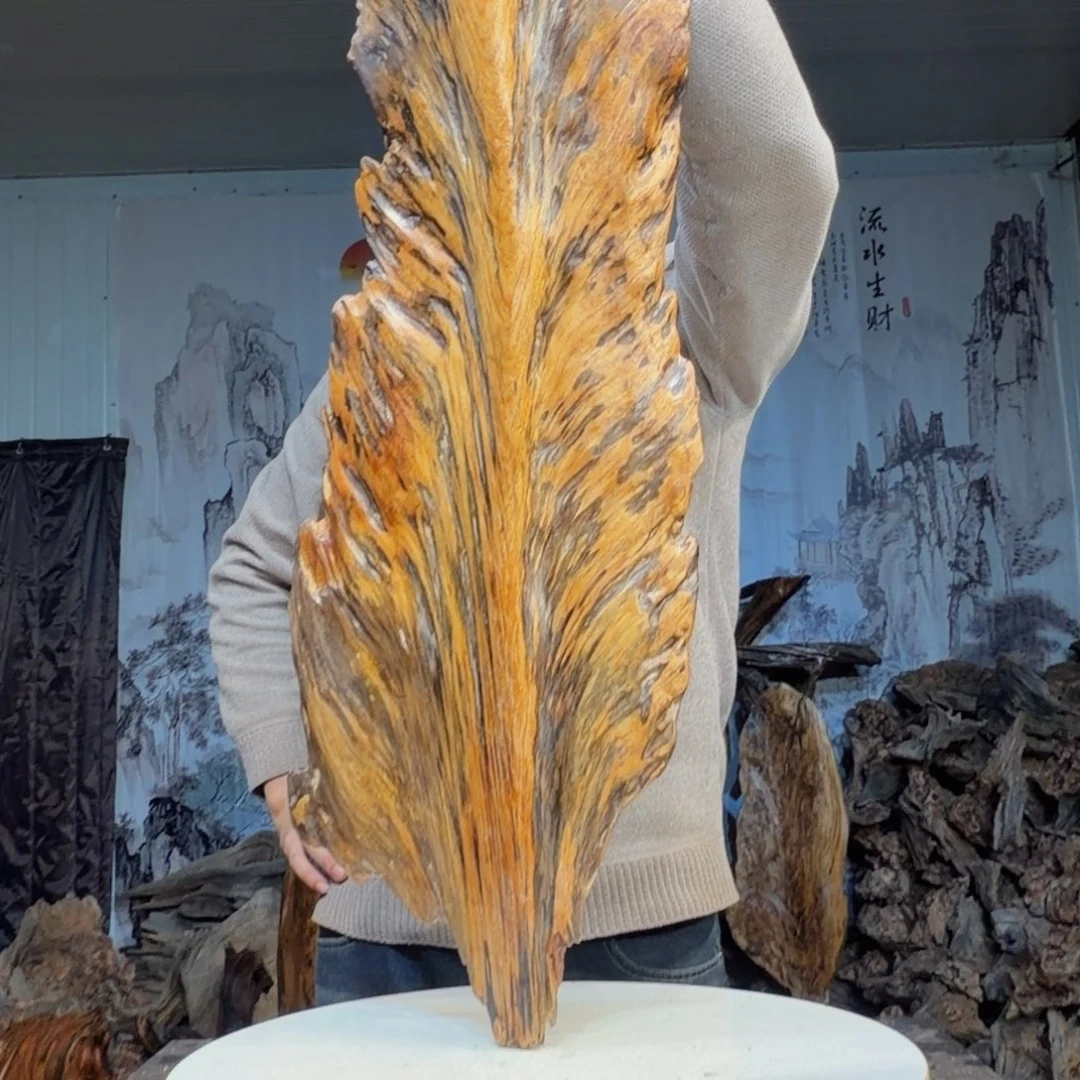 伟***人木三丰琥珀木 天然摆件6