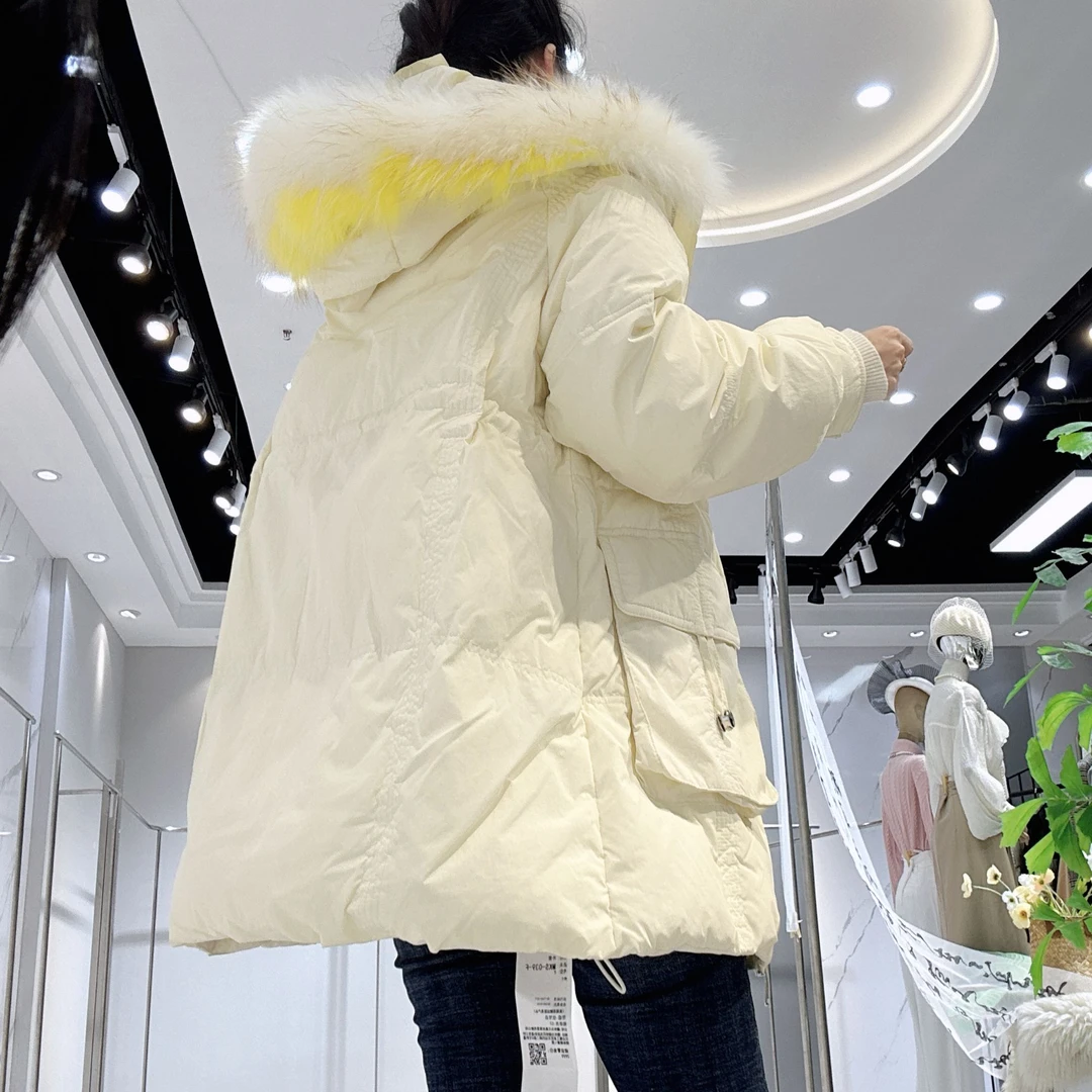 2025年新款真狐狸毛派克服真毛外套显瘦气质长款外套气质款女