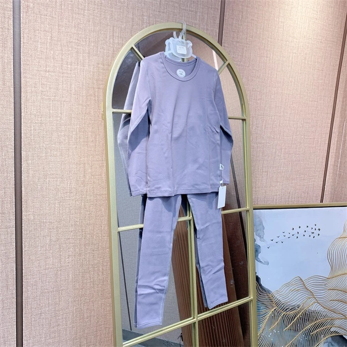 AJ047    宝宝紫色秋衣套装