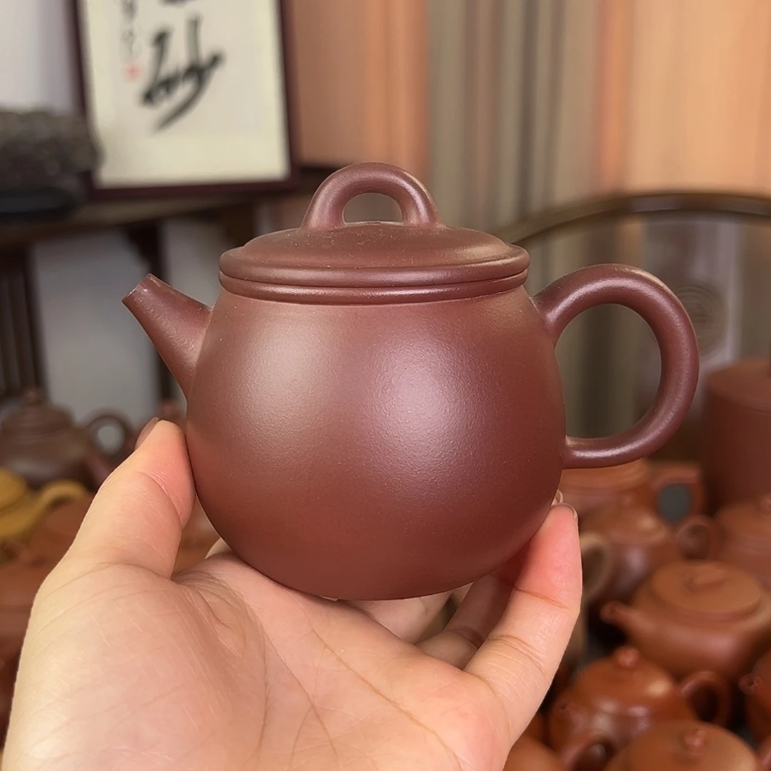 茶壶紫砂精品原矿紫泥福缘汉瓦200左右