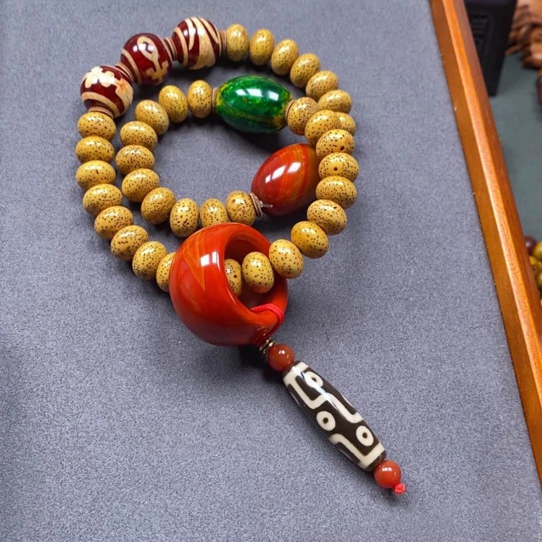 菩提把件未镶嵌星月