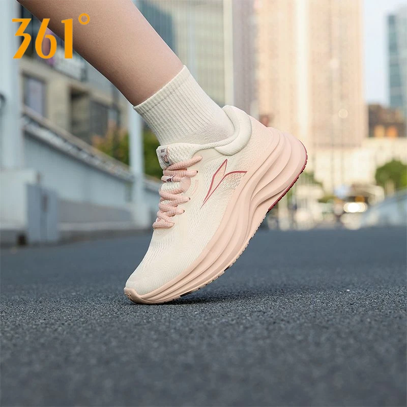 361女鞋运动鞋2025春夏新款网面透气耐磨减震跑步鞋