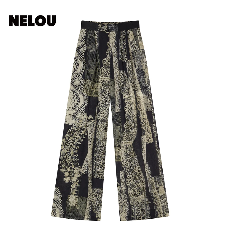 重羽裤子夏季新款设计感女裤慵懒风温婉大方纯欲慵懒风女装