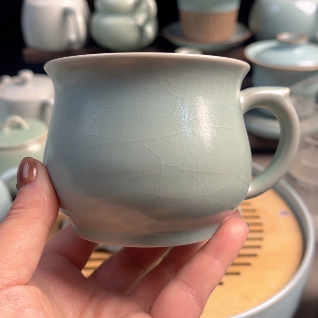 陶摆件瓷仿古釉马克原矿