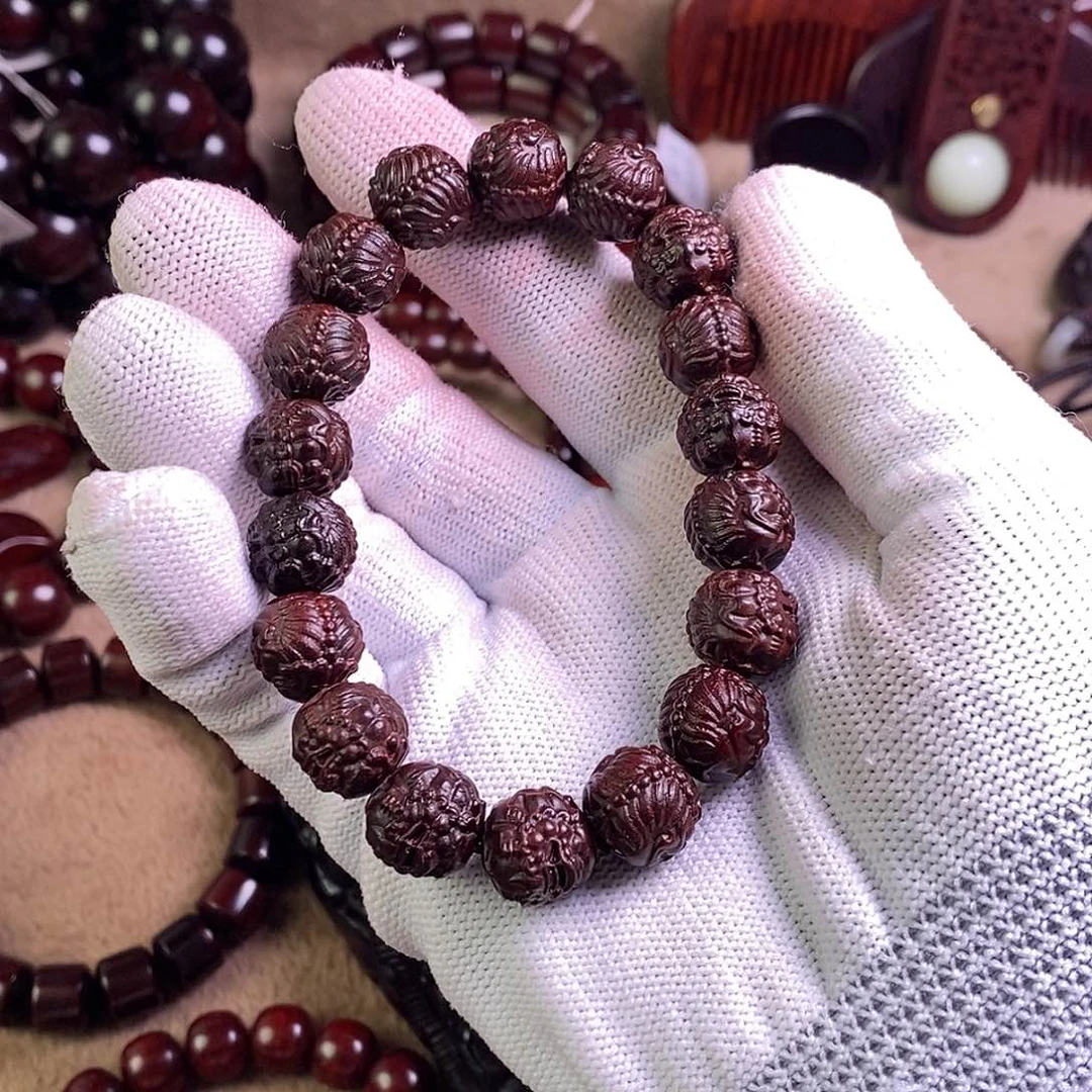 随***伸小叶紫檀手串/手链12貔貅