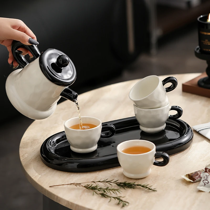 法式陶瓷杯具套装家用高档乔迁新居杯子结婚陪嫁茶具礼盒装