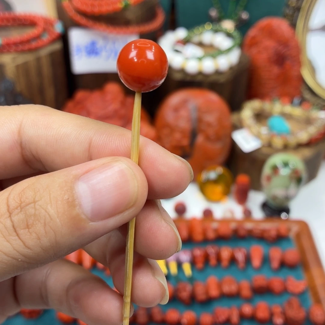 未镶嵌配饰南红玛瑙12mm